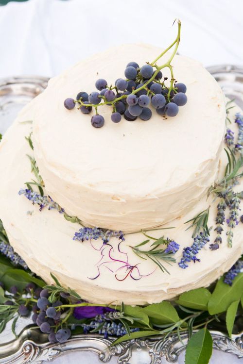 Lavender Grape Cake